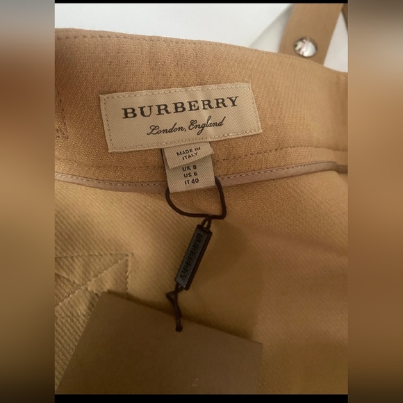 Burberry Wool & Silk Pleated Skirt - Picture 3 of 12